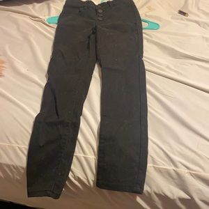 Black button up pants (super skinny)